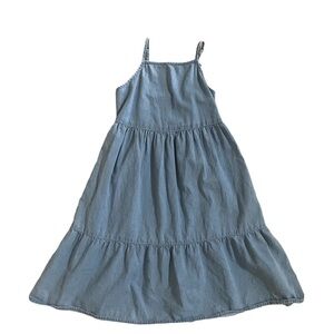 Arizona Jean Company Light Denim Dress with Adjustable Straps XS 6/6X Girl